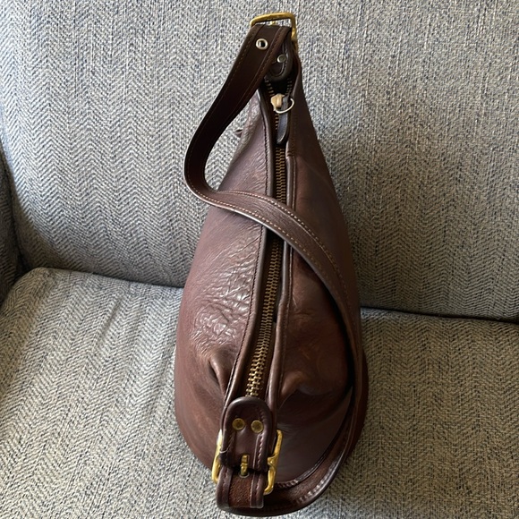 Coach Bleeker Vintage Brown Leather Bucket Crossbody Bag - Picture 3 of 16